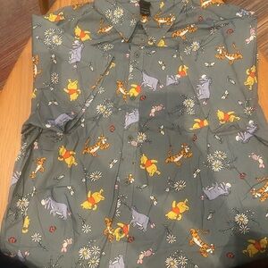 Disney Winnie the Pooh button up shirt 2xl